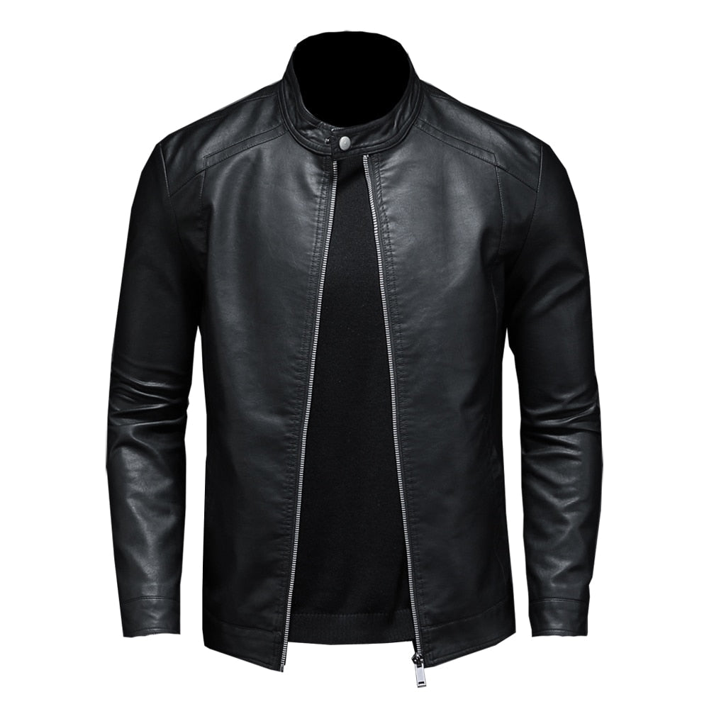 Jaqueta Masculina de Couro Classic Sampaio®