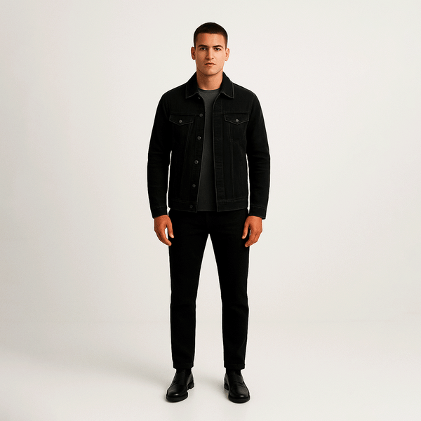 Jaqueta Jeans Masculina Slim